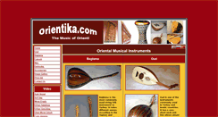 Desktop Screenshot of orientika.com