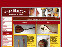 Tablet Screenshot of orientika.com